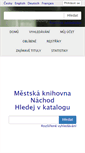 Mobile Screenshot of mail.mknachod.cz