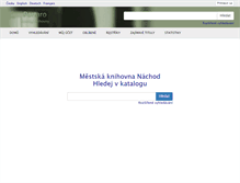 Tablet Screenshot of mail.mknachod.cz